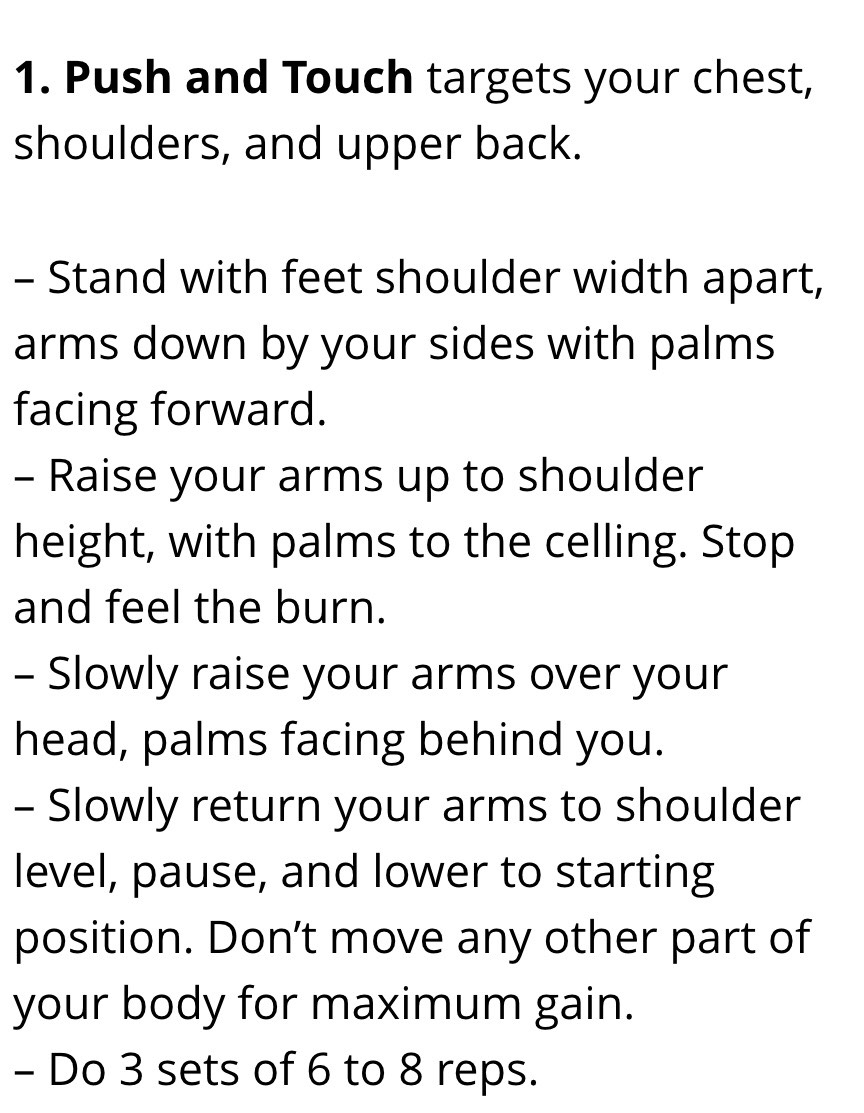 Exercises To Get Rid Of Arm And Back Fat!!