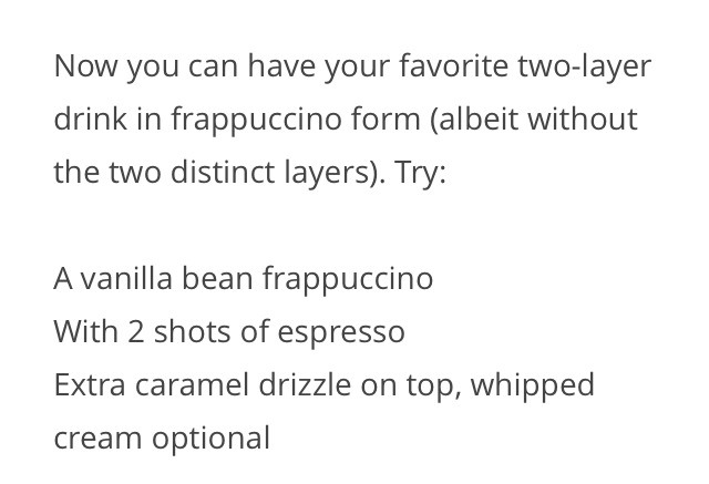 💟❕35 Secret Starbucks Drink You Didn't Know You Could Order❕💟