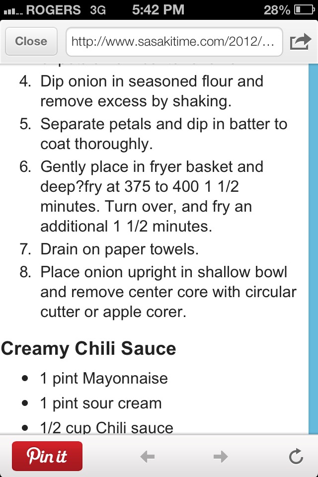Outback Steakhouse Bloomin' Onion Recipe!!