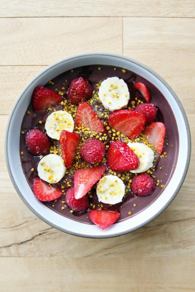 11. Berries
Studies have shown that the antioxidant anthocyanin, found in berries, can alter gene activity in fat cells, making it harder to gain weight. Blueberries are especially high in this antioxidant (it's what makes them so blue!), so sprinkle them on everything.