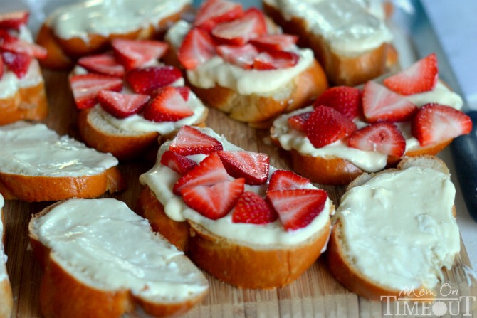 Overnight Strawberry Cheesecake French Toast Casserole