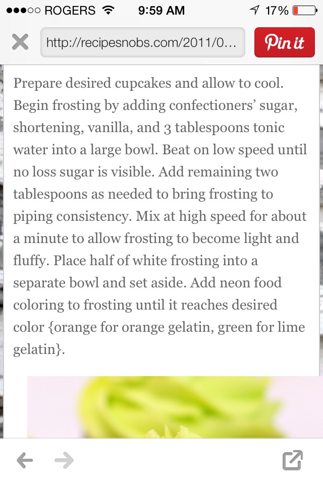 Use Tonic Water To Make Frosting Glow! Check Out The Recipe Here!