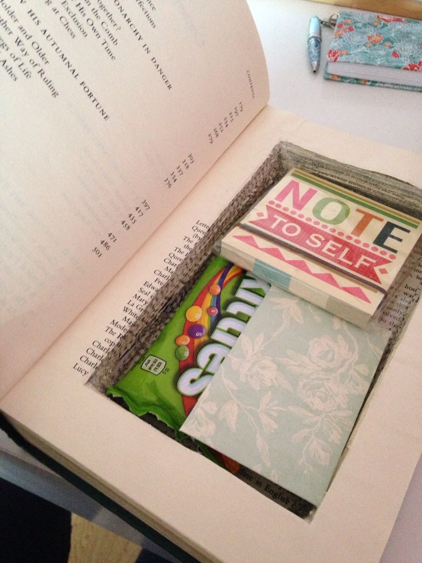 Voila! You have the perfect secret book gift.