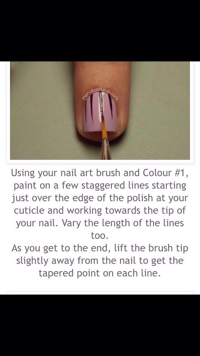 Water Fall Nails Diy