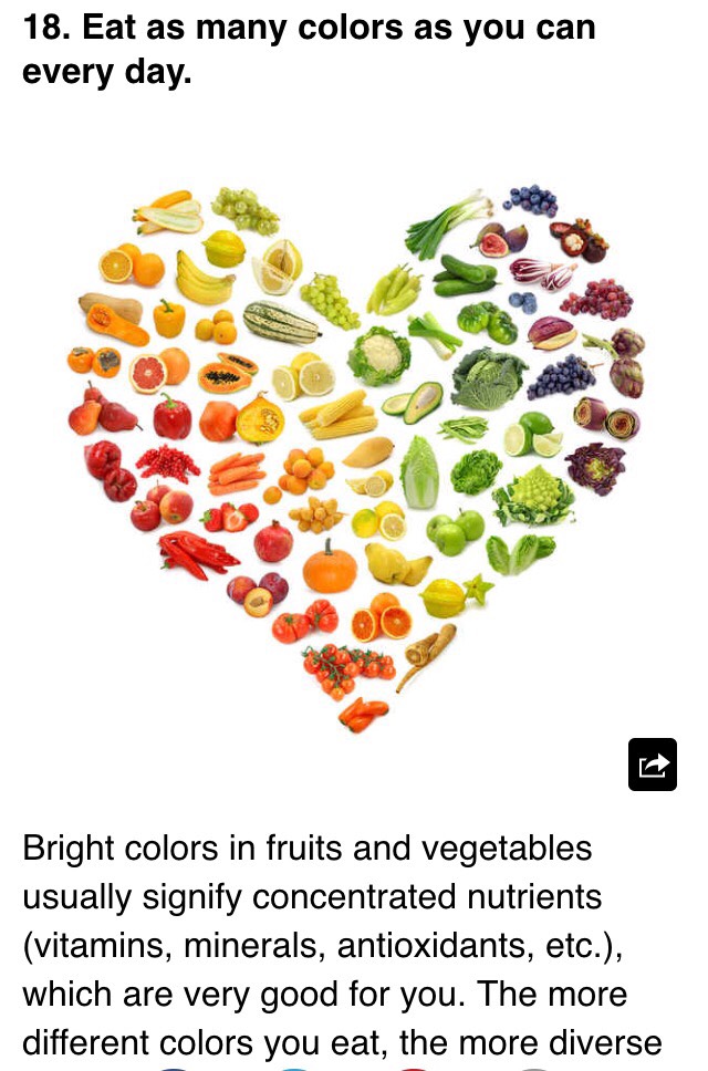 ✨22 Simple Ways To Start Eating Healthier This Year✨👍👍💯