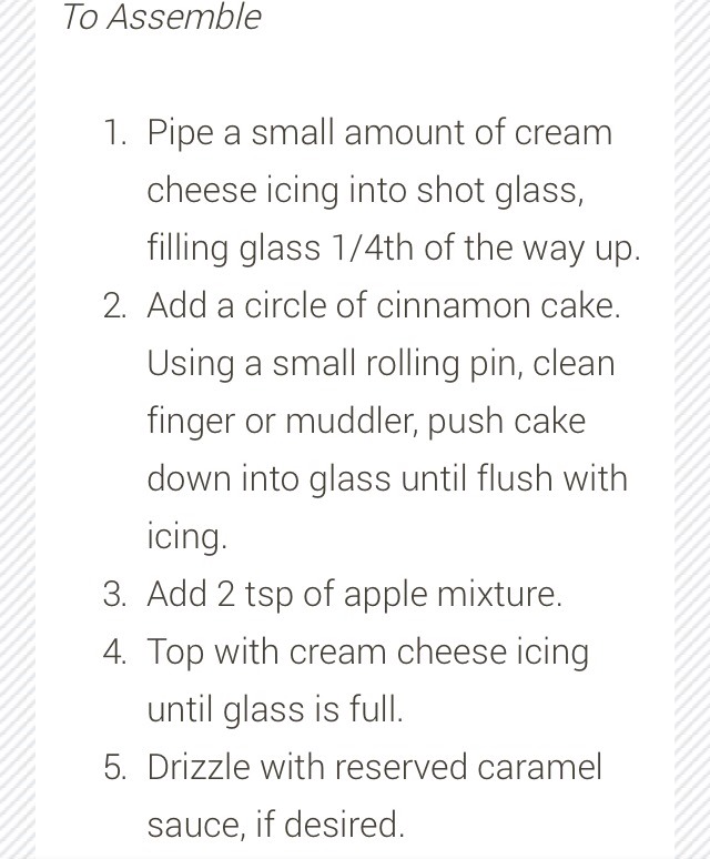 Caramel Apple Cake Shooters! 😍❤️😋👍