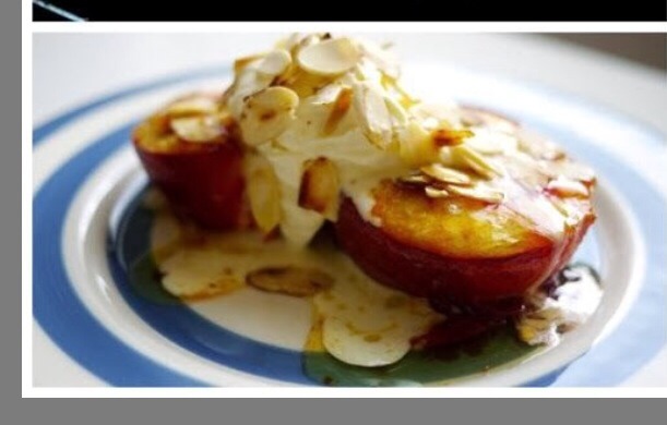 Honey Roasted Peaches 