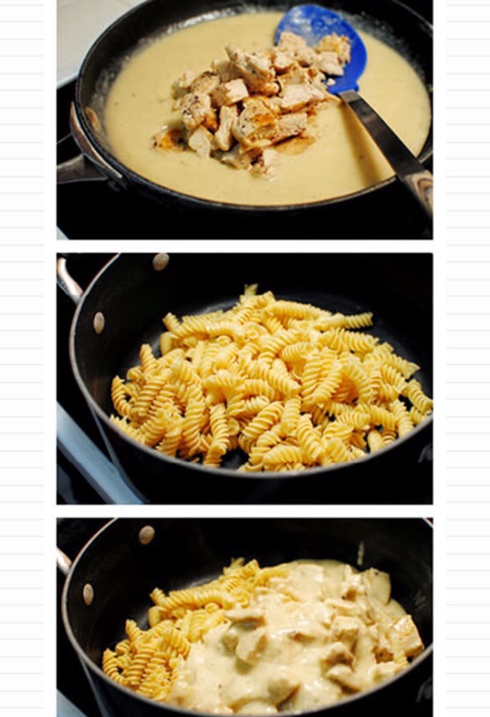 Skinny Chicken And Broccoli Alfredo