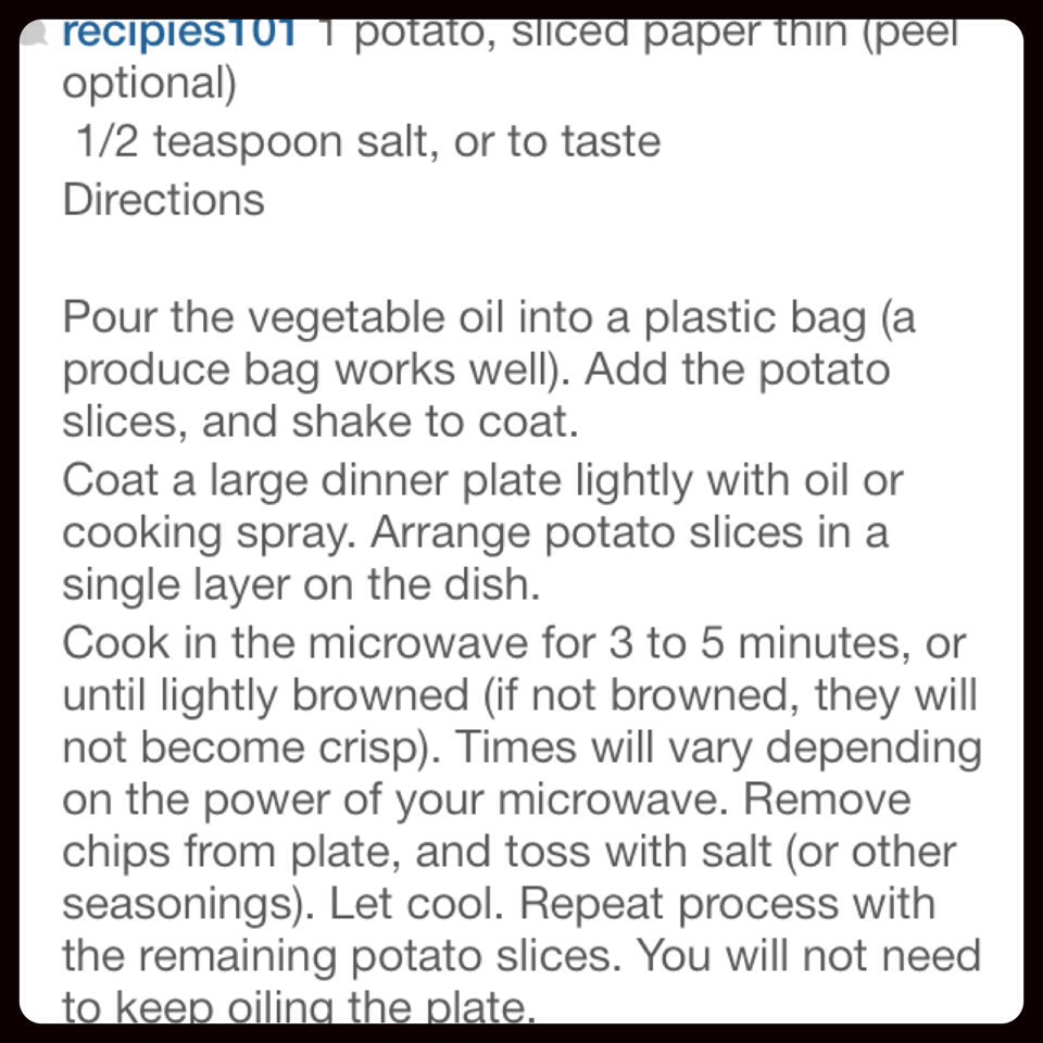 Potato Chips Homemade 