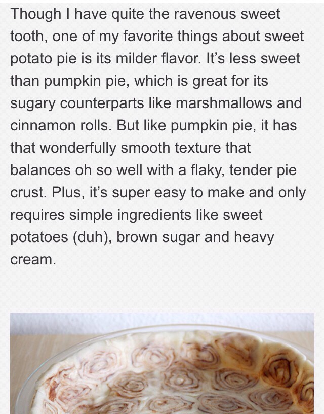 Cinnamon Roll Crust Sweet Potato Pie