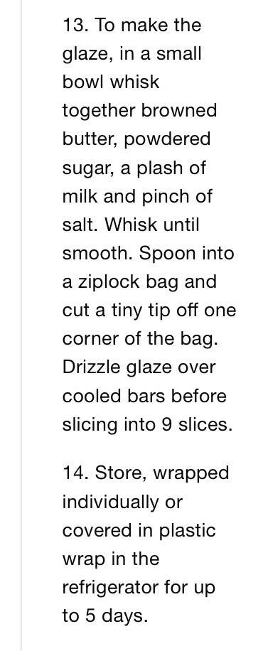 Ina Garten’s Apple Pie Bars