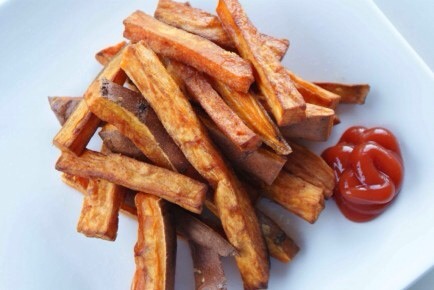 Oven-Baked Sweet Potato Fries

Fries don't have to be grease-laden bombs. Oven-baked sweet potatoes can be a healthy and delicious treat!