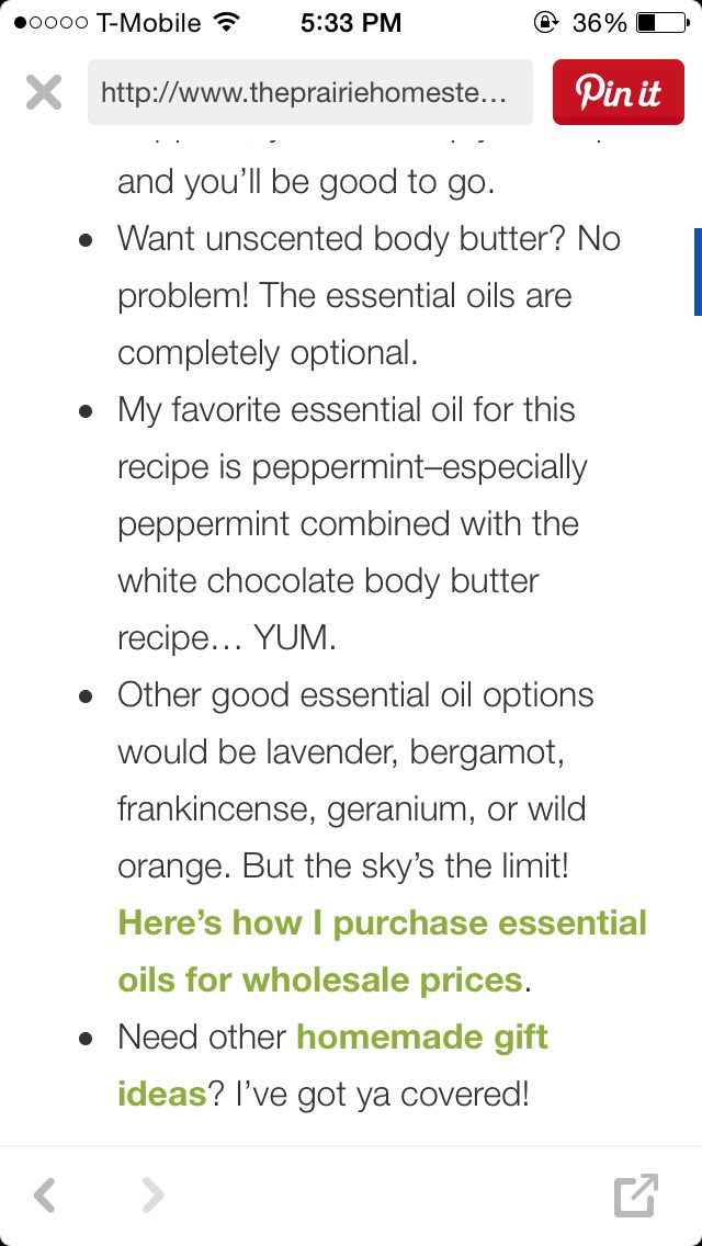 Whipped Body Butter Recipe!