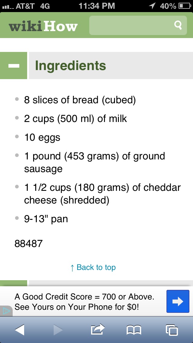 Yummy Breakfast Casserole