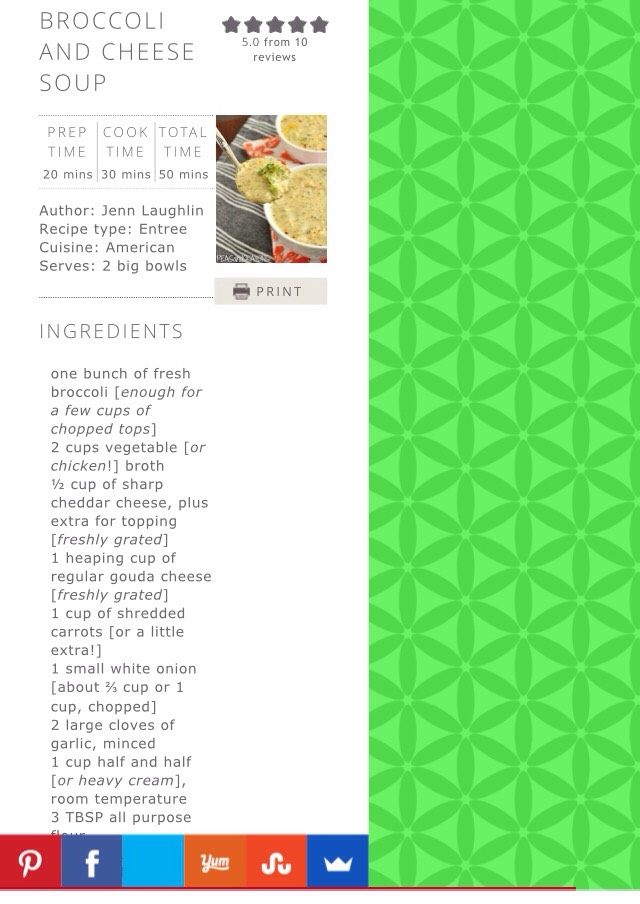 🍲Broccoli Cheese Soup🍲