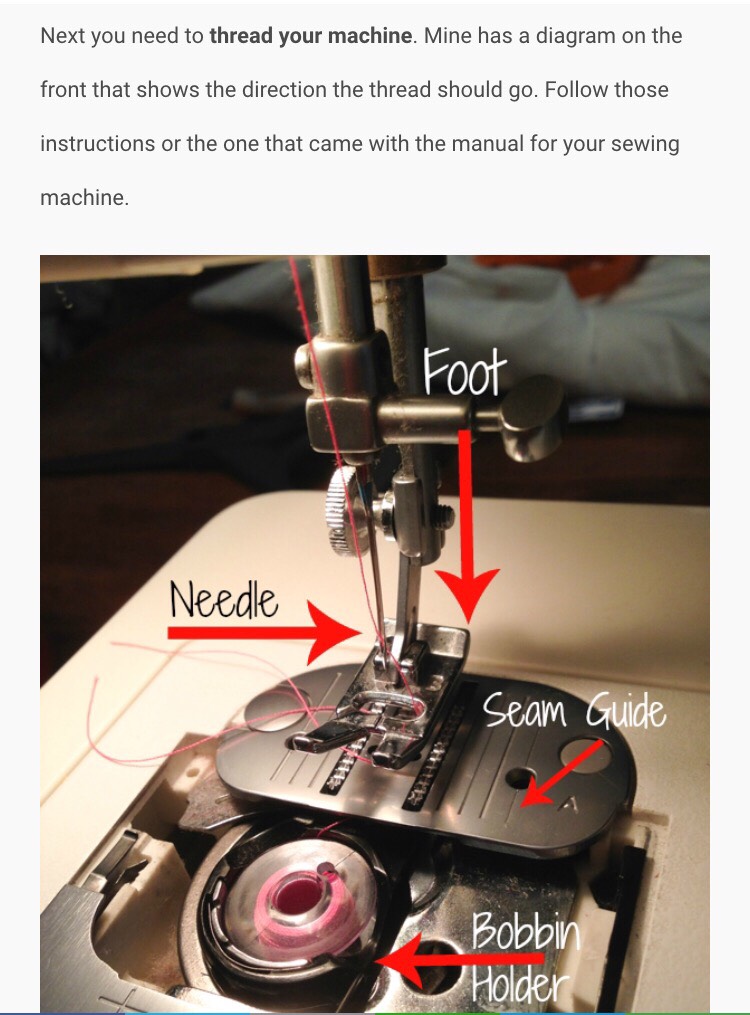 How To Use A Sewing Machine (for Beginners)!!