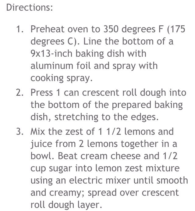 Lemon Cream Cheese Bars