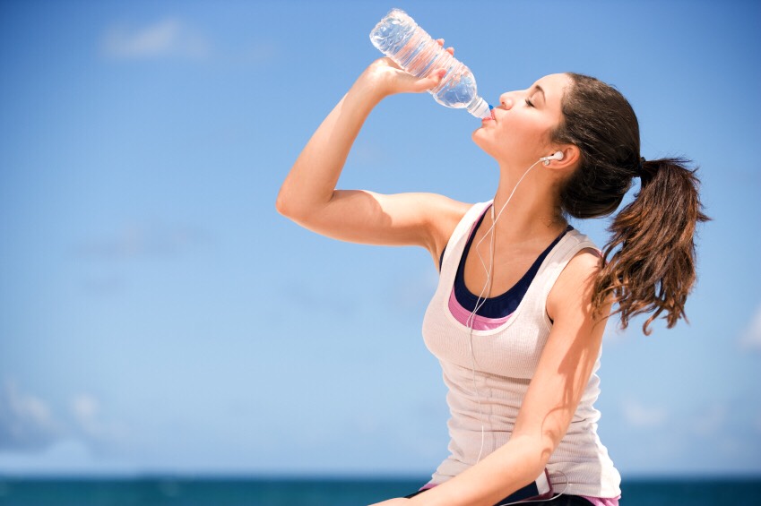2. Drink LOTS of water because if you dont drink enough your body will put on fat...