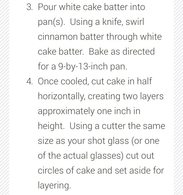 Caramel Apple Cake Shooters! 😍❤️😋👍