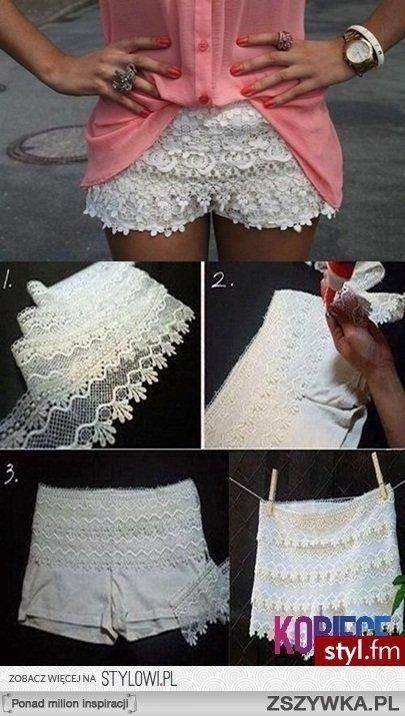 Cute lace shorts
