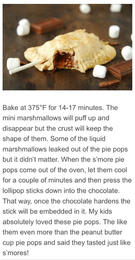 S'mores Pie Pops Recipe