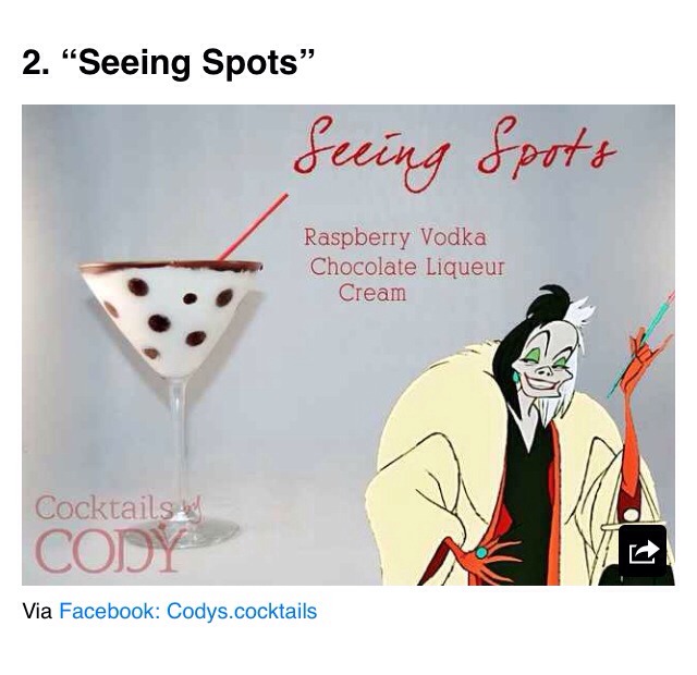 Disney Inspired Cocktails