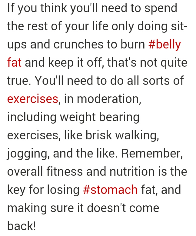 50 Ways To Lose Stomach Fat Fast! Part 1