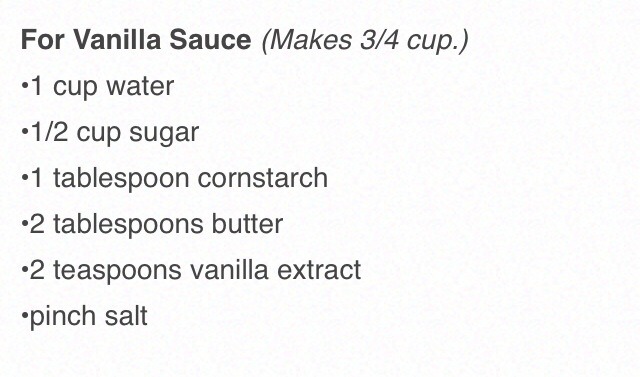 Apple Cake With Vanilla Sauce