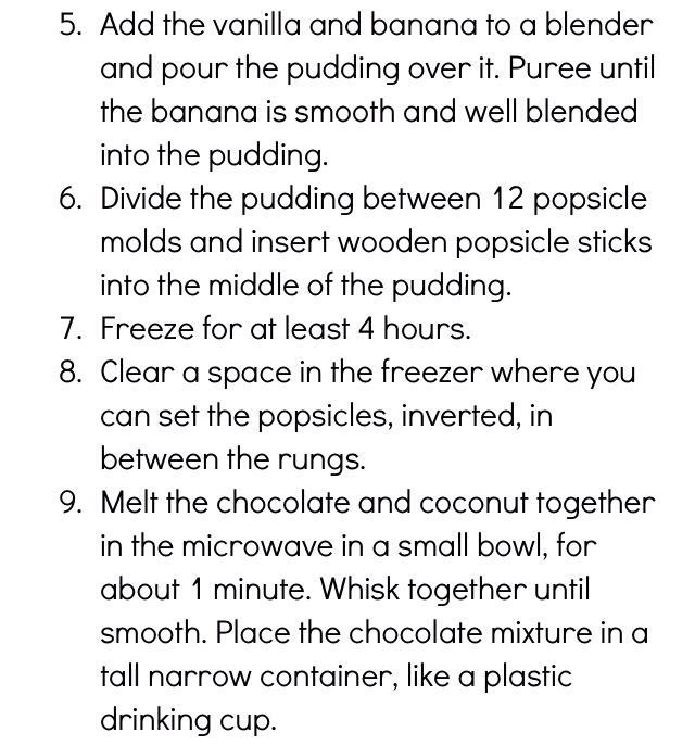 Banana Split Pudding Pops