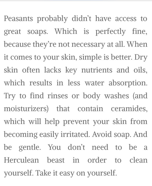 😧😦 Dealing With Dry Skin 😦😧