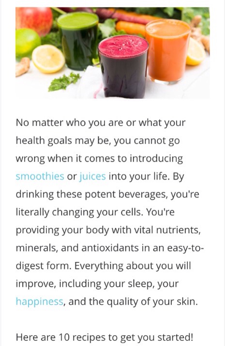 ✨10 Super Easy Smoothies And Juices That Will Change Your Life✨