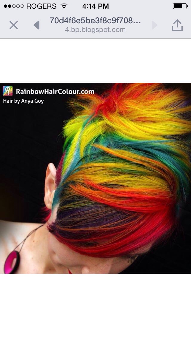 Rainbow Hair Colors 
