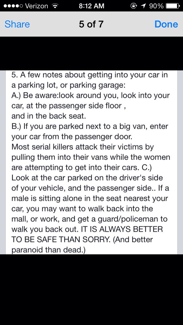 Found This On FB It Will Save Your Life Or A Daughter. Must Read, And Like! 