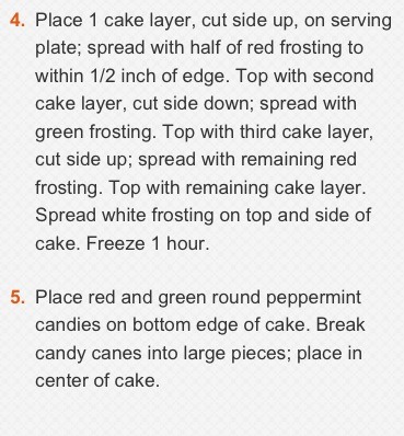 Fantastic Holiday Layered Peppermint Cake