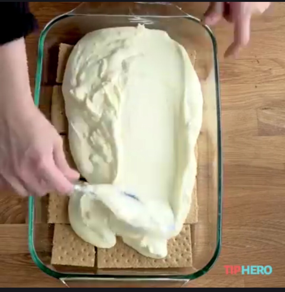 No Bake Eclair Cake. Step By Step Instructions 😍