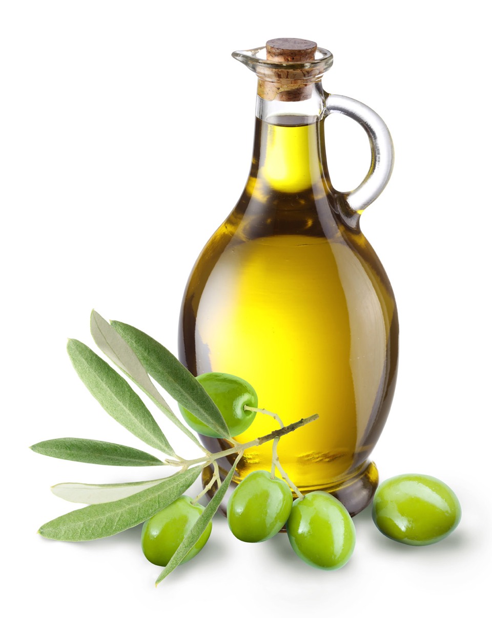 Rub olive oil into scalp