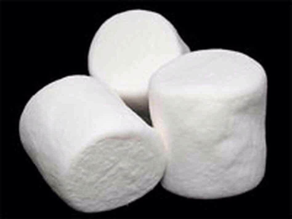 Have a sore throat?
Eat marshmallows and it should go away!