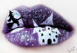 "Beautifully Creepy Halloween Lip Makeup Ideas"