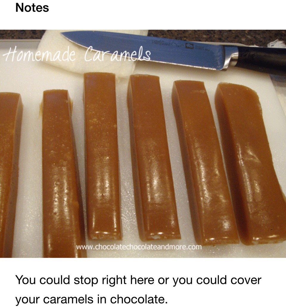 Homemade Caramels And Chocolate Covered Caramels. 😘