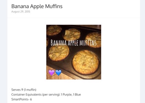 Banana Apple Muffins 