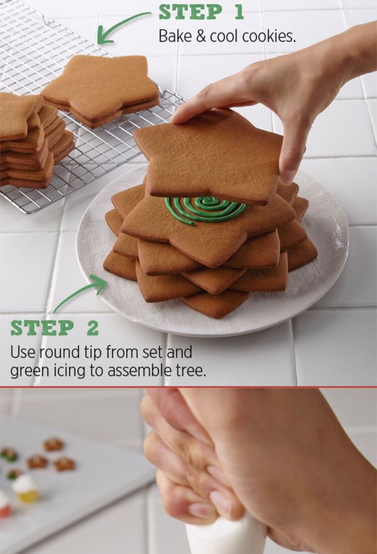 Christmas Tree Cookies Decor