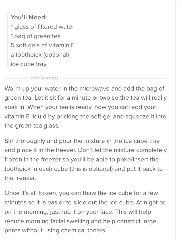 Green Ice Tea Facial❗️