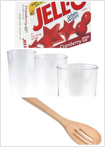 INGREDIENTS
SUGAR-COATED CRANBERRIES
		1/2 c. water
		1 1/2 c. sugar, separated into 1 cup and 1/2 cup
		1 package fresh cranberries
CRANBERRY JELLO SHOTS
		3 c. water, separated into 2 cups and 1 cup
		2 packets cranberry-flavored Jello (3.4 ounces)
		1 c. vodka
