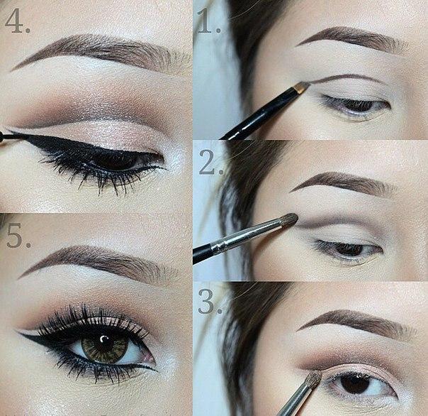 2. Blend above the line you drew. Don't blend the bottom of the line, since you want it to stay sharp!