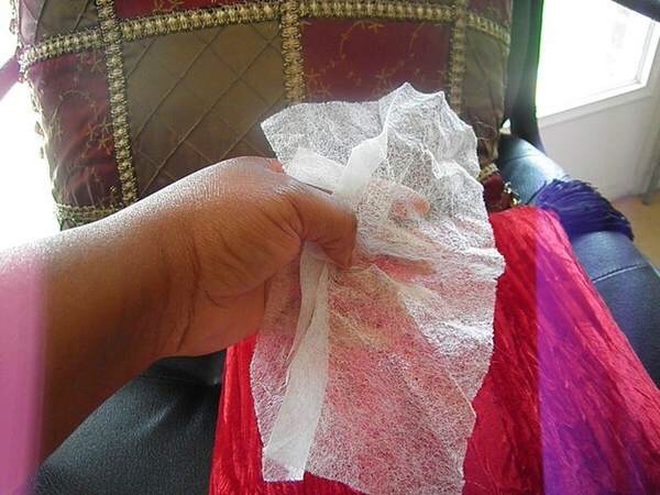 Remove deodorant stains with dryer sheets