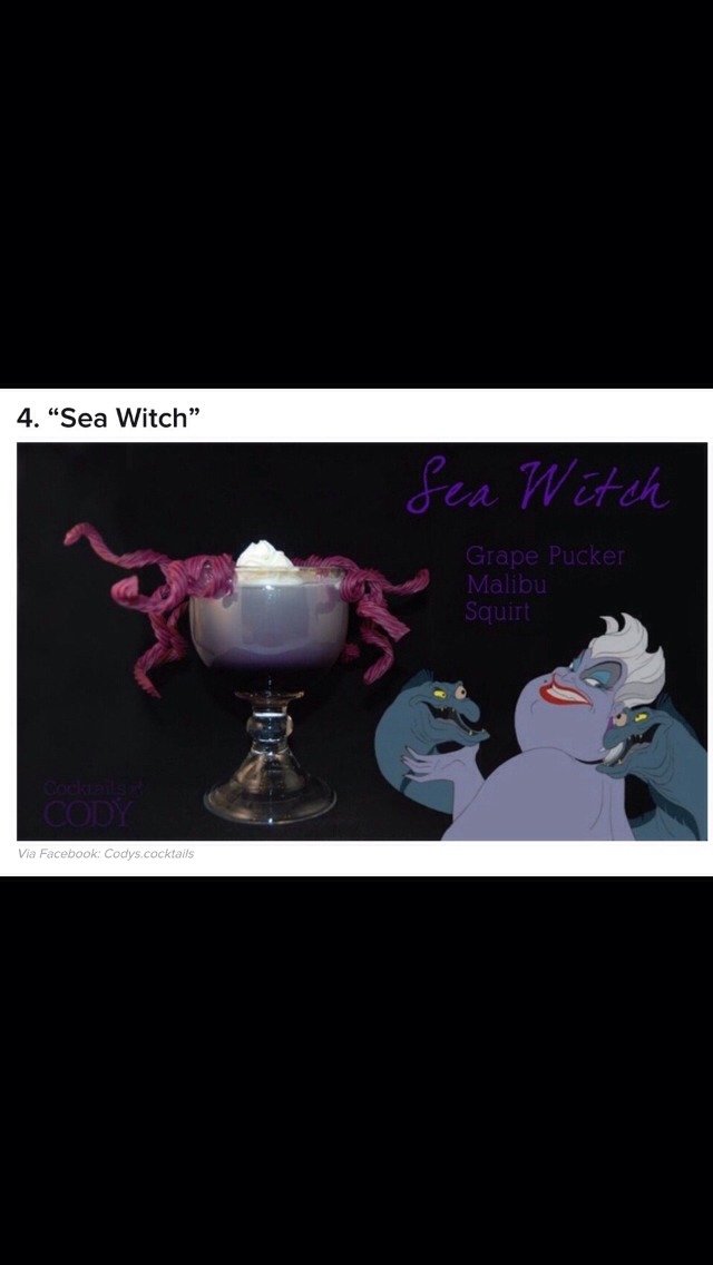 Disney cocktails 🍹