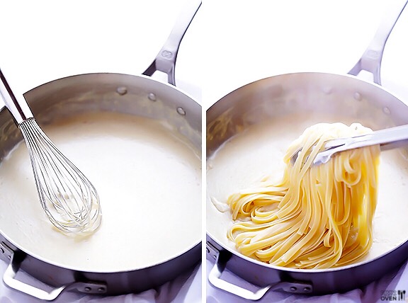Skinny Fettuccini Alfredo