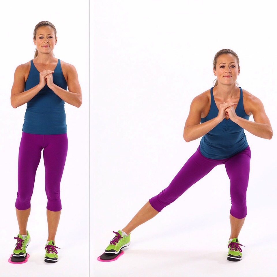 29 side lunges 