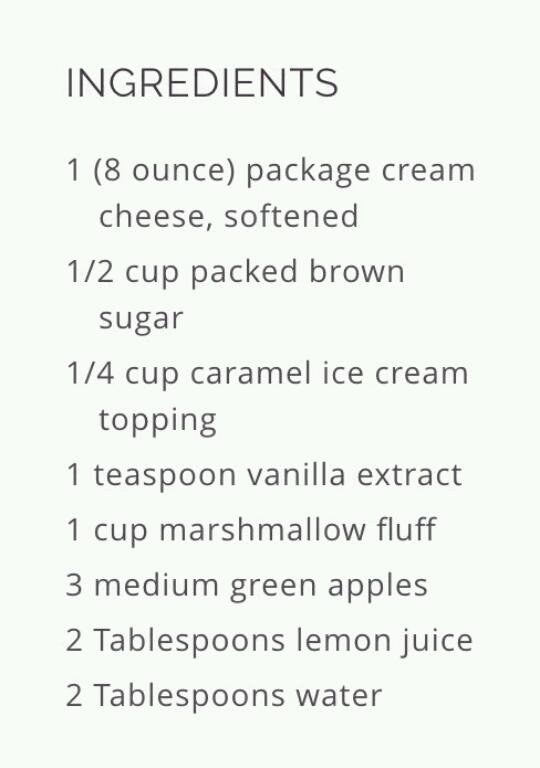 Caramel Apple Dip