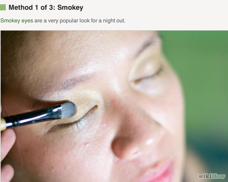 How To Apply Different Styles Of Eye Makeup!!!